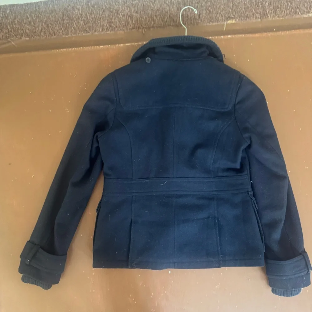 Y2K dELiA*s Navy Blue Toggle Pea Coat - Juniors M